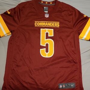 Nike NFL OnField WashingtonCommanders Burgundy Player Jersey - Jayden Daniels #5